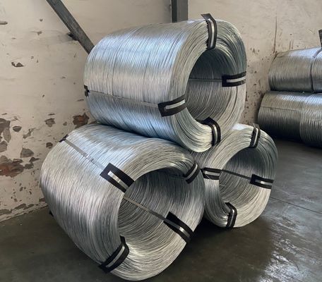 ASTM Standard Hot Dip Galvanized Low Carbon Steel Wire Coils Lieferqualität Q195/Q235/SAE1006/SAE1008