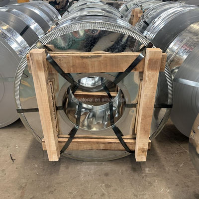 Heißgetränktes GI-Stahlblech Galvanisierte Stahlspule mit regelmäßigen Spangeln und 0,3 2 mm Dicke