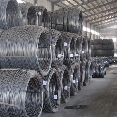 Hot Dip/Electro Galvanized Iron Wire Q235 8mm 6mm 10mm Stahlstangen für den Bau
