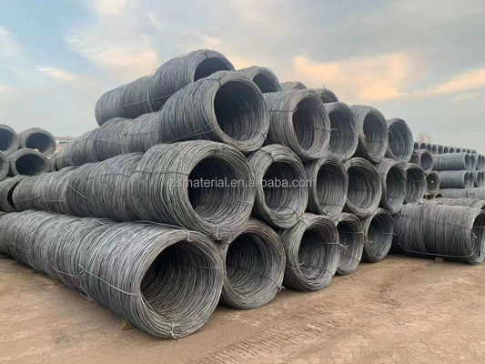 ASTM-Standard Q195 MS Niedrigkohlenstoffstahldrahtstange für die Nagelherstellung 5,5 mm 6,5 mm 8 mm Draht Q195/Q235/SAE1006-1008
