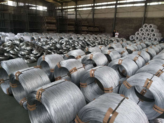 SAE1006-1008 GI Binddraht BWG 21 0,83 mm Elektro/Hot Dip Galvanized Eisendraht für den Bau in Vietnam angepasst
