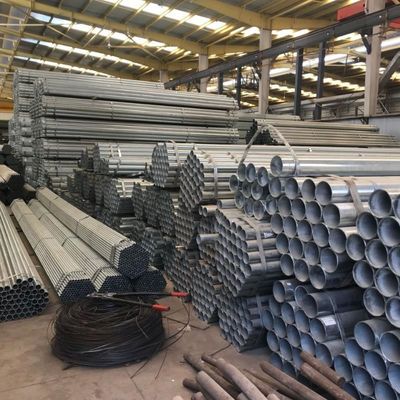 1/2 3/4 1&quot;2&quot;1.5&quot; 2,5 Zoll 6 Meter galvanisiertes geschweißtes Stahlrohr Toleranz ±1% Zertifikat SNI für Sanitär- und Industrieanlagen