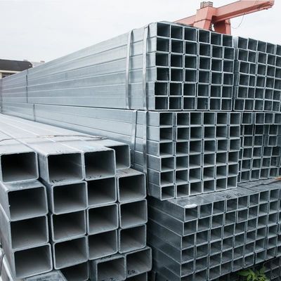 1-12 mm Dicke Warmgewalzte ASTM A106-basierte verzinkte Quadratrohr für verschiedene industrielle Zwecke