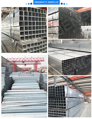 50x100mm 1,8mm Dicke Rechteck Gi Hohles Verzinktes Rohr mit garantierter wasserdichten Verpackung und Toleranz ±1%