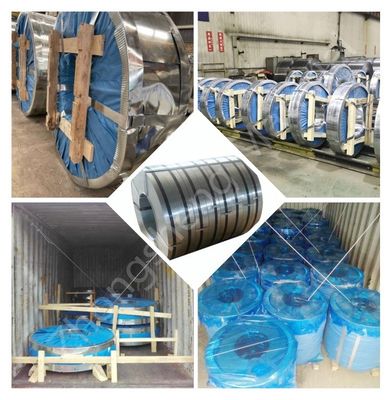 8mm-1500mm Breite Q235B Galvanisierter Stahlstreifen 0,2-1,0mm Dicke mit RoHS-Zertifikat