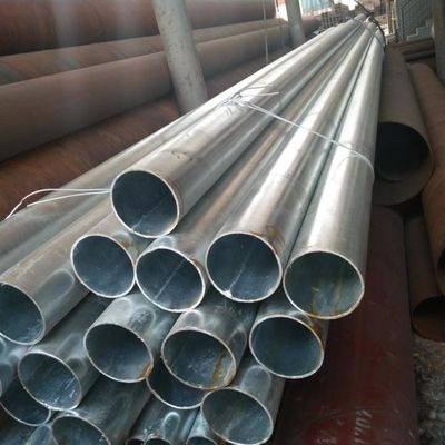 Rundschnittform ASTM A106 Sch 40 ERW GI Verzinktes Stahlrohr mit ±1% Toleranz