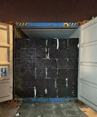 Quadratische Hohlschnitt-Hochgewalzte Kohlenstoffstahlröhre Schweißverzinkte Rechteckstahlröhre mit Baudienst