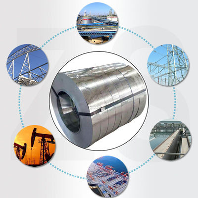 Skin Pass Ja 180mm galvanisierte Stahlstreifenkohle mit Z121-Z180 Beschichtung und 65mn