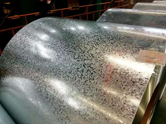Minimal Spangel 0,6mm Stahlspule Z275 Heißgetränkte galvanisierte Stahlspule Gi-Blatt für Dachplatten Regelmäßige Spangel