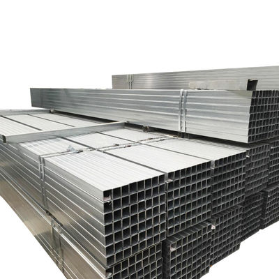 2x2 Galvanisierte Hohlschnittsröhren Quadrat Stahlrohre für Schutzstruktur Galvanisierte Stahlrunder Rohr