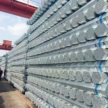 Hot Dip Galvanized Iron Pipe für Reis-/Futtermühle Q195 Q235 Q345 DIN 100 Z181 Z275 26,9 310 mm Außendurchmesser Galvanized Pipe