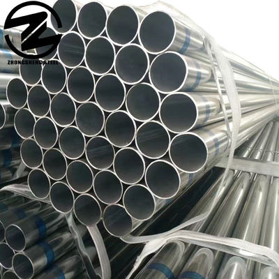 Leicht geöltes 3 &quot; 125 mm Durchmesser Kreisförmiges Verzinktes Rohr für HVAC ASTM A120 BS 1387 Hot Dip 85 Verzinktes Stahlrohr
