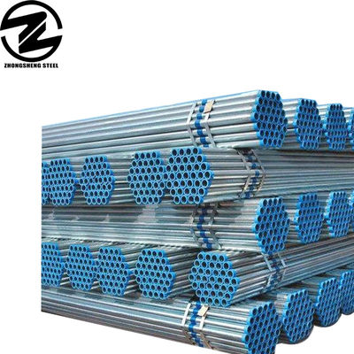 Leicht geöltes 3 &quot; 125 mm Durchmesser Kreisförmiges Verzinktes Rohr für HVAC ASTM A120 BS 1387 Hot Dip 85 Verzinktes Stahlrohr