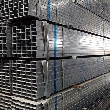 20 x 40 mm rechteckige verzinkte Stahlrohre mit einer Dicke von 1,5-4 mm und API-Zertifikat