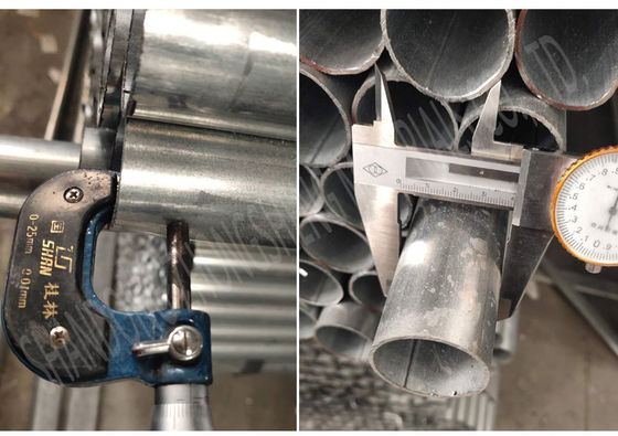 Hot Dip und Epoxy beschichtet galvanisiertes Stahlrohr pro Meter Schwarz nach Kundenanforderung für Längsschweißvor-GI
