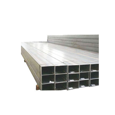 50 x 50 Quadratgalvanisierte Stahlrohrröhren 100 x 100 x 4 mm ASTM BS GI Rechnungsstellung nach tatsächlichem Gewicht