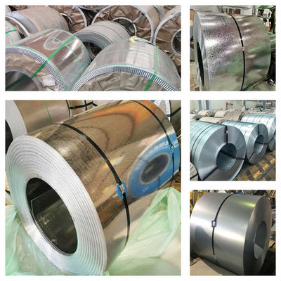 Spulengewicht 3-8 Tonnen Härte Mittlere Härte 22 Gauge Große Blüte CGCC Heißgetippt galvanisierte Stahlspulen