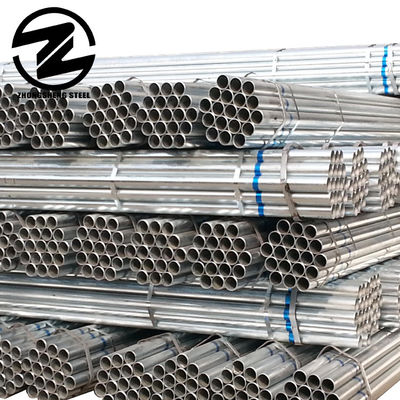 2 Zoll GI Rohrverbindungen für Gewächshäuser Hot Dip ASTM/GB/BS/JIS/EN Standard 20 Ft Eisen Galvanized Round Eisen Stahlrohr