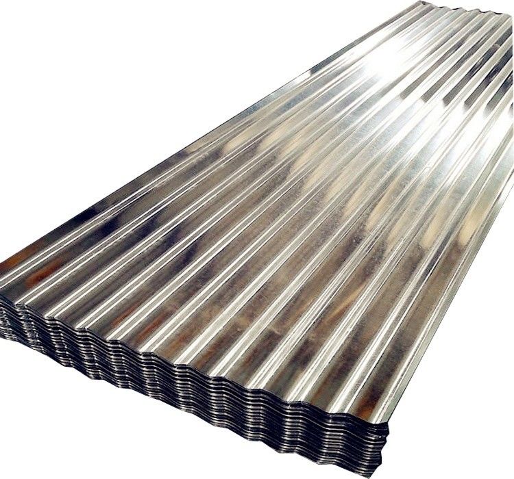 GI-Dachplatte 0,22-0,25 mm Galvanisierte Galvalume Vormalte Farbe Beschichtet Wellglas Trapez-Stahl-Dachfliese