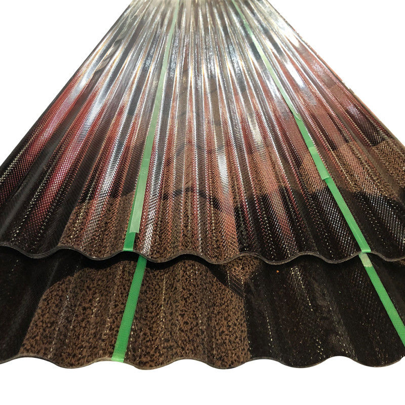 angepasste Farbe Q195 Q235 Q355 RAL Wellstahldachblech Galvanisieren Ppgi Wellprofilbleche in Standard ASTM