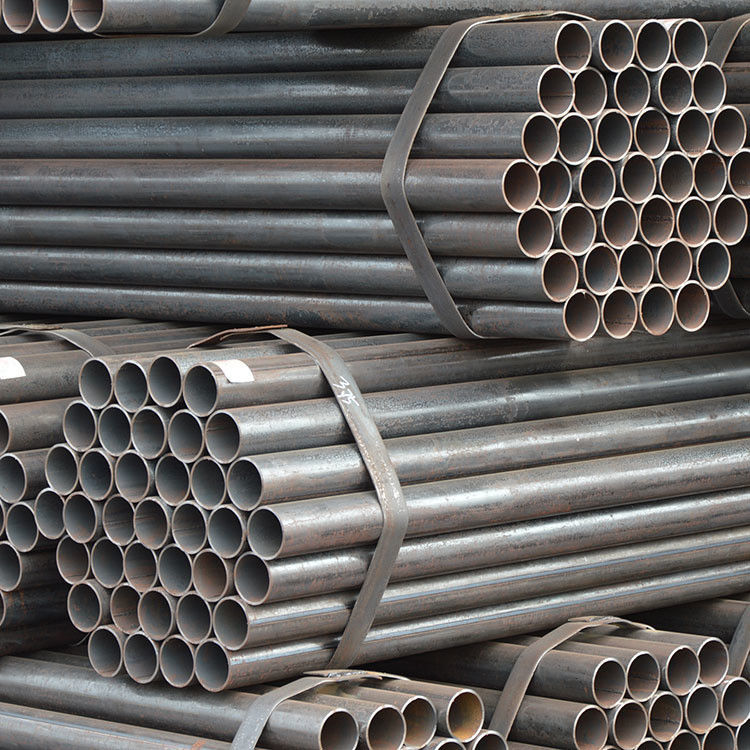 Quadratisch Rechteckig Rund ASTM A53 A36 1/2-12 Zoll Kohlenstoffstahlrohr Schwarz geschweißtes Stahlrohr mit und 2,0-6,0 mm Dicke