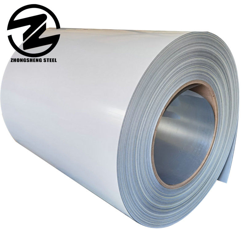0.12mm-0.4mm Dicke Ral 9016 Farbbeschichtete PPGI-Stahlspule für Kunden Proben
