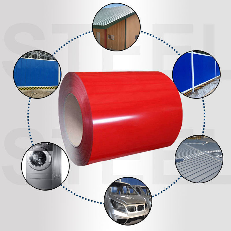 Farbbeschichtete vorgefärbte galvanisierte Stahlspule für Toleranz ± 1% und ASTM/AISI/SGCC/CGCC/TDC51DZM/DX51D Z Q195-q345