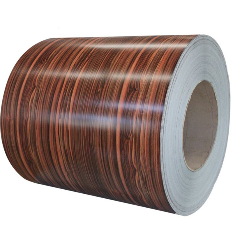 3D Holzblumenmuster 0,35 mm 0,45 mm Farbbeschichtung PPGI vorgefärbte Stahlspule Spulen für Dekoration Alle RAL-Farboptionen