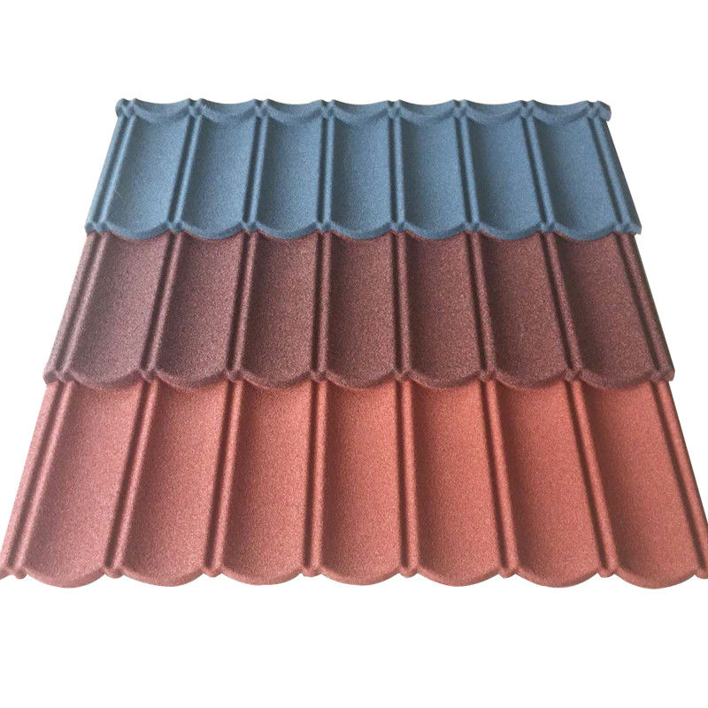 2.7kg/pcs Langlebige Spektrumfarbige Steindachfliesen Die perfekte Mischung aus Stil und Haltbarkeit für winddichte Häuser
