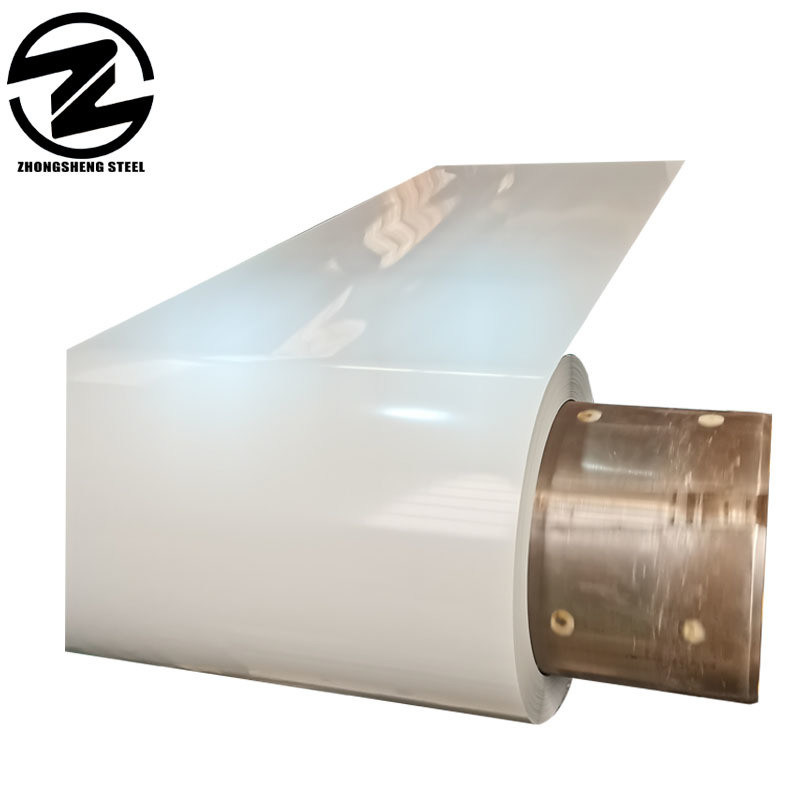 PPGI Gi Weißfarbcode 9016 vorgefärbte galvanisierte Stahlspule 0,4 mm Farbbeschichtung Aluminiumspule in Kunden Muster Farbe