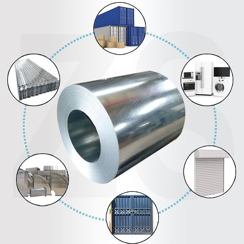 Dx51D Z275 Zinkverzinktes Metallblech, warm getaucht, verzinkte Spulen Stahl Gi-Spulen mit 508mm/610mm Spulen-ID Z30-Z40 Beschichtung