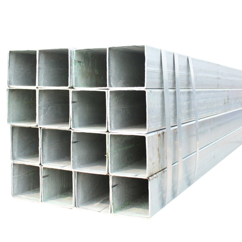 Gewicht des warmdippperforierten 3/4&quot; 100x100x5 gi Quadratrohrs Verzinktes Quadrat- und Rechteckstahlrohr