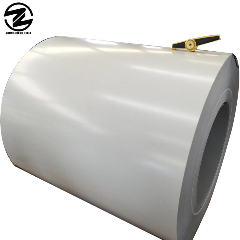 0.35*1219mm Größe Ral 9003 Vorlackierte galvanisierte PPGI-Stahlspule Grade DX51D Z/SGCC/DC01 Z/DC51D Z 3-5 Tonnen Spule Gewicht