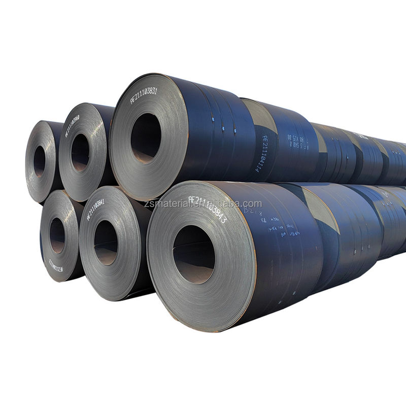 Prime Q345 S235 SS50 SS400 SK5 SPCC Warmkaltgewalzt DC01 HI Niedrigkohlenstoffstahlspule mit Biegeservice 600-2000mm Breite