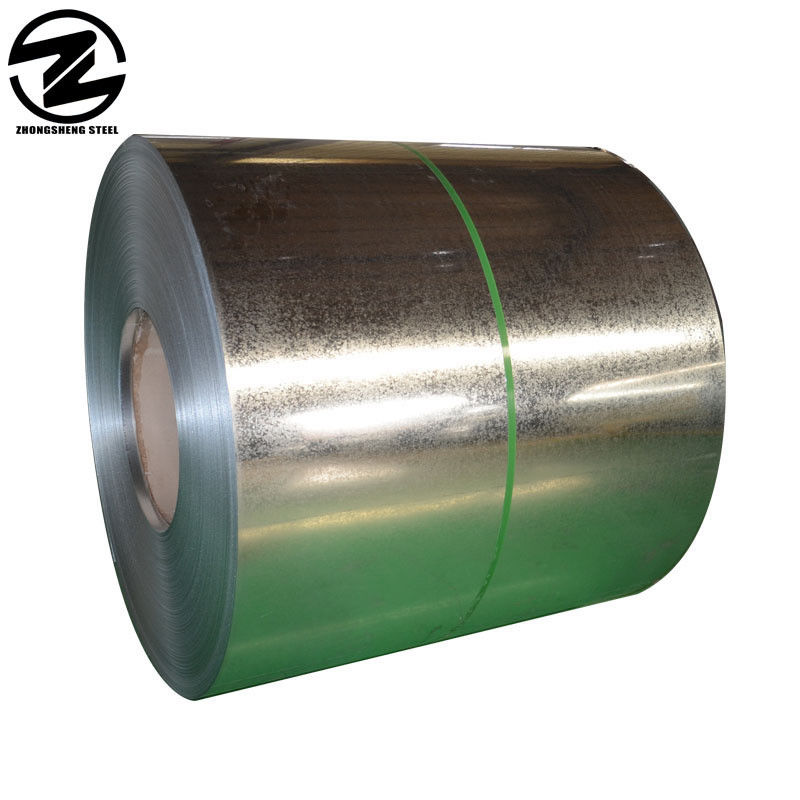 Heißgetränktes GI-Stahlblech Galvanisierte Stahlspule mit regelmäßigen Spangeln und 0,3 2 mm Dicke