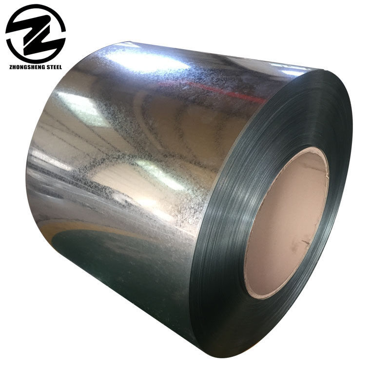 Anpasste Länge PPGI/GI/Dx51 Galvanisierte kaltgewalzte/heißgewalzte galvanisierte Stahlspule für Dachplatten/Metallplatten