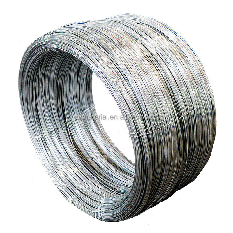 Warmgetränktes galvanisiertes Eisenbinddraht BWG20 21 22 200 kg/Rolle 500 kg/Rolle für ASTM-Standard Q195 Q235 Kohlenstoffstahldraht