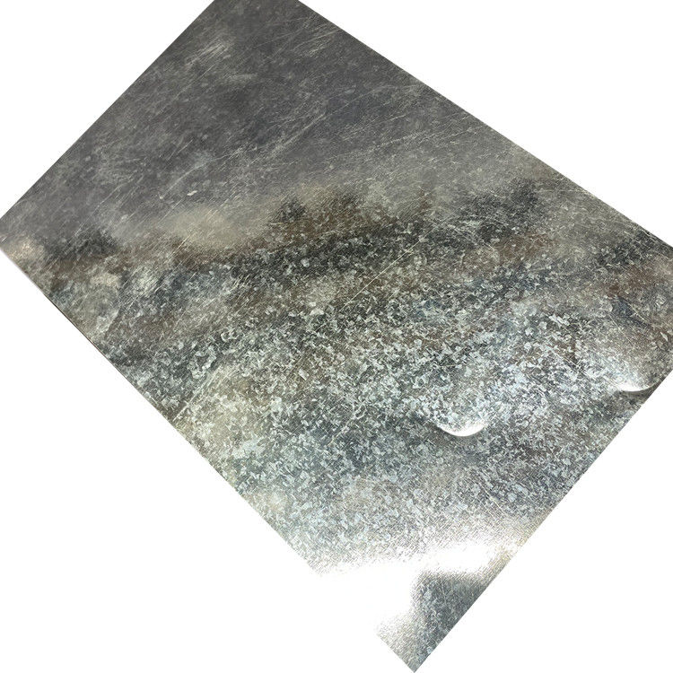 Z121-Z180 Beschichtung Prim DC01 DC02 Kaltgewalzte 0,3 mm Plain Color Coated Verzinkte Stahlplatte mit leicht geölter Oberfläche