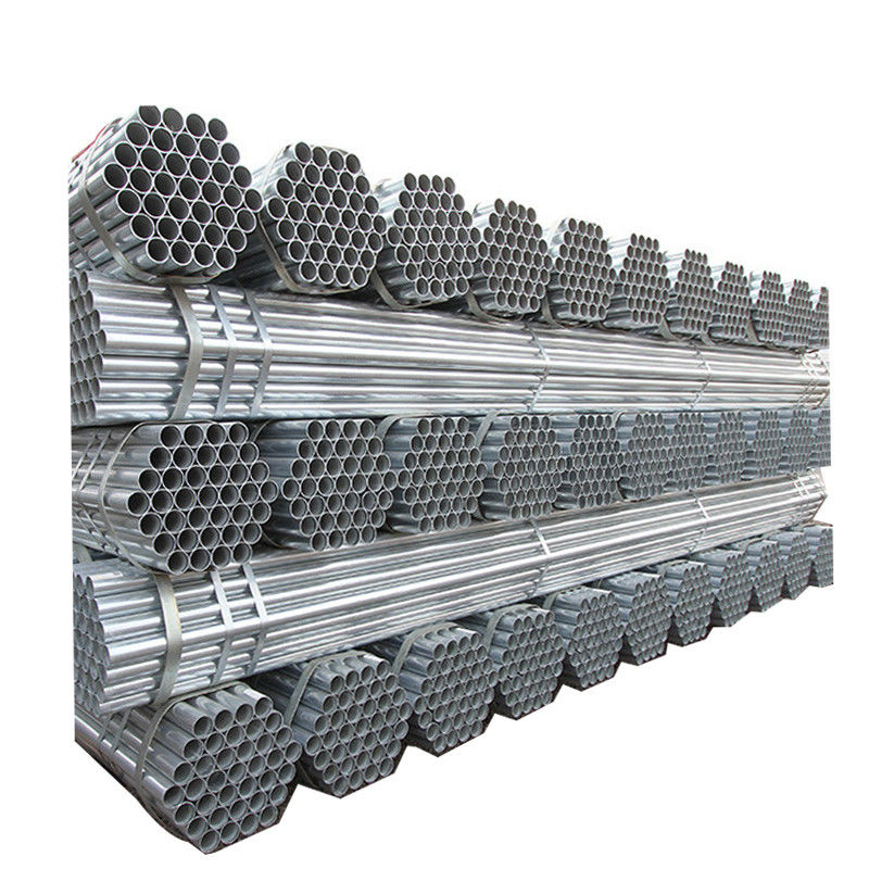 Leicht geöltes 3 &quot; 125 mm Durchmesser Kreisförmiges Verzinktes Rohr für HVAC ASTM A120 BS 1387 Hot Dip 85 Verzinktes Stahlrohr