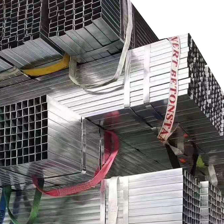 Leicht geöltes 14 Gauge 2x2 Zoll galvanisiertes Quadratrohr mit JIS-Zertifikat Geölt oder nicht geölt